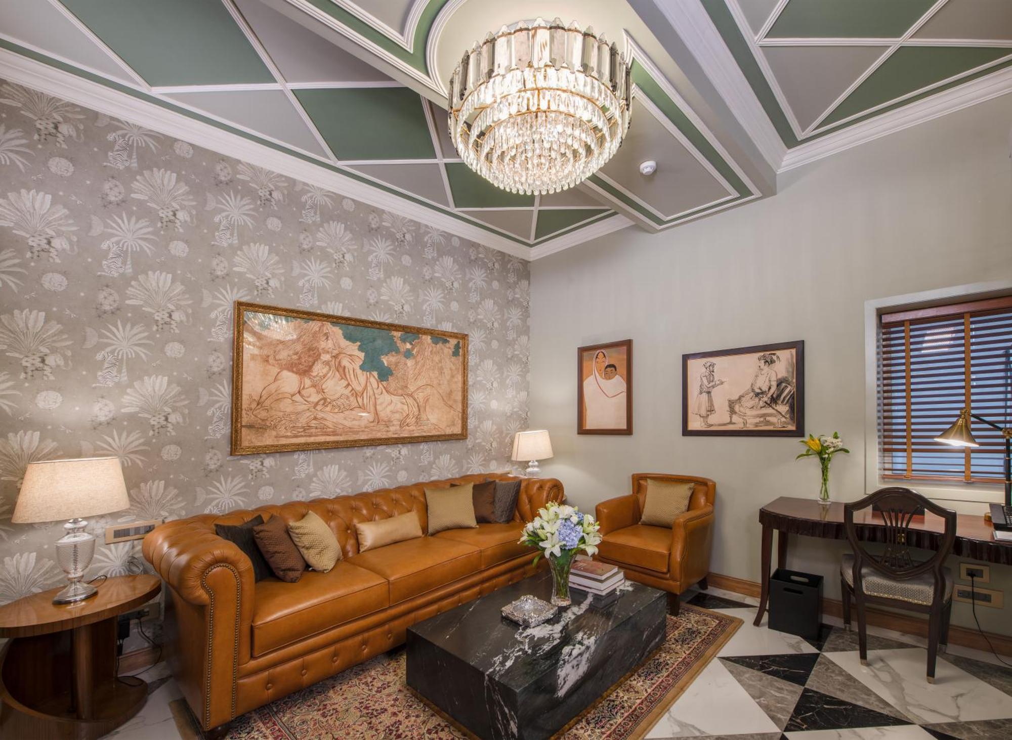 Hotel The Claridges Nowe Delhi Zewnętrze zdjęcie The interior of the suite